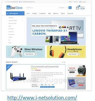I-Net Solution Amazon Clone Script Screenshot1
